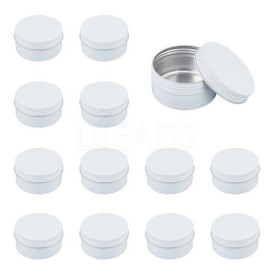 Round Aluminium Tin Cans CON-WH0079-13A-1