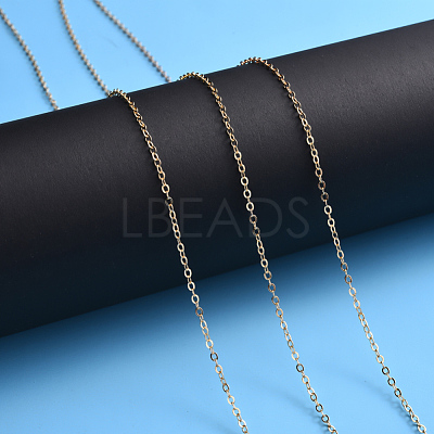 Brass Cable Chains CHC-T008-06C-KC-1