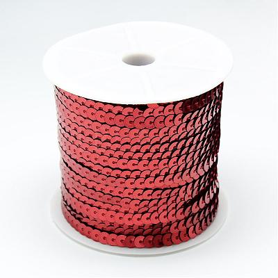 Plastic Paillette Beads PVC-Q085-6mm-3-1
