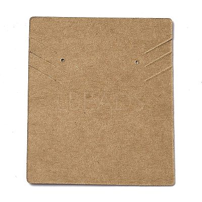 Cardboard Necklace Earring Set Display Cards CDIS-A002-C-04B-1