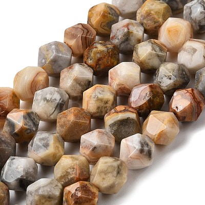 Natural Crazy Agate Beads Strands G-Z119-A13-03-1