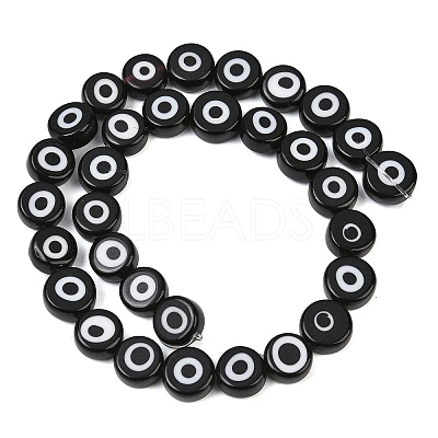 Handmade Evil Eye Lampwork Beads LAMP-C028-02G-1