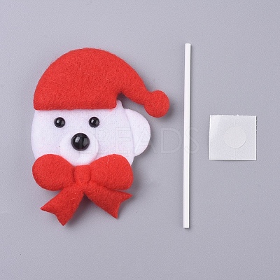 Bear Shape Christmas Cupcake Cake Topper Decoration LS-DIY-I032-05-1