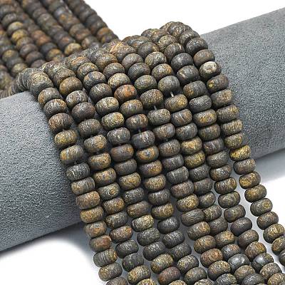 Natural Bronzite Beads Strands G-P575-A28-8x5mm-1