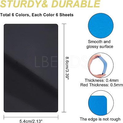 Aluminum Blank Thermal Transfer Business Cards DIY-NB0004-81-1