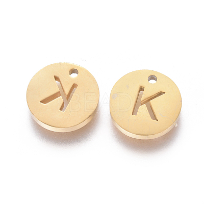 304 Stainless Steel Charms X-STAS-F227-11K-G-1