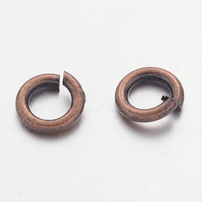 Brass Open Jump Rings JRC5MM-R-1