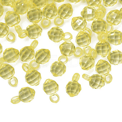 Transparent Acrylic Pendants MACR-S373-125-B03-1