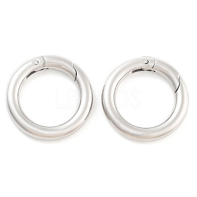 Non-Tarnish 304 Stainless Steel Spring Gate Rings STAS-Q032-1B-1