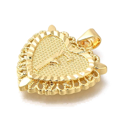 Rack Plating Brass Pendants KK-I722-09G-F-1