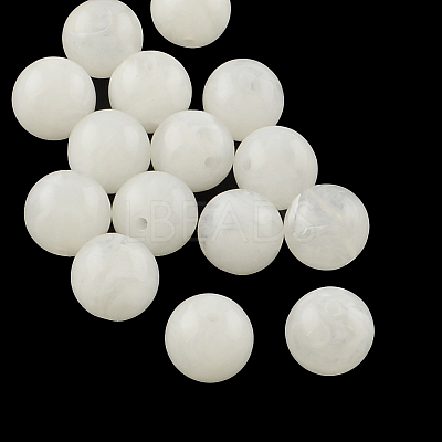 Round Imitation Gemstone Acrylic Beads OACR-R029-20mm-30-1