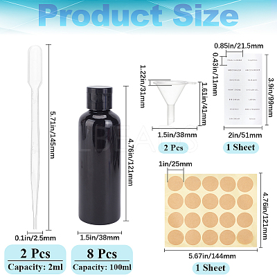 PET Flip Top Cap Bottle AJEW-GF009-91B-1
