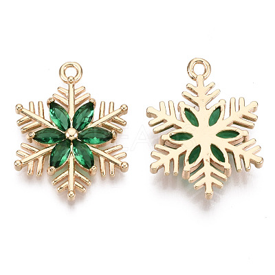 Christmas Brass Glass Pendants KK-R111-009-A01-1