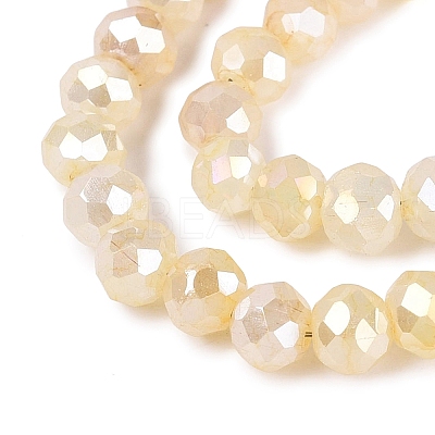 Dyed Crackle Imitation Jade Glass Beads Strands EGLA-Q131-02A-01-1