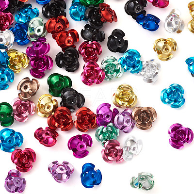 650 Pcs 13 Colors Aluminum Cabochons MRMJ-FW0001-01B-1