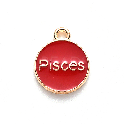 Alloy Enamel Pendants LS-ENAM-S124-01A-07H-1