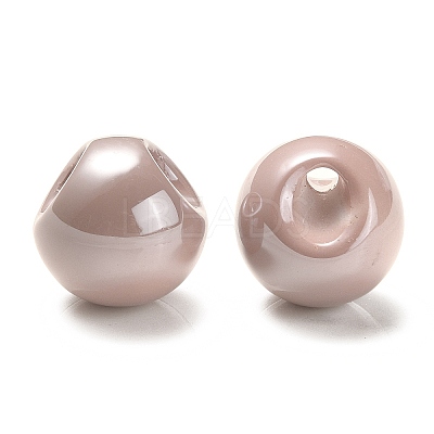 Opaque Acrylic Beads OACR-G012-01K-1