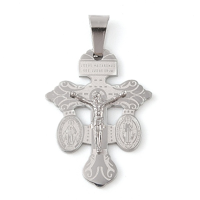 Non-Tarnish 304 Stainless Steel Pendants STAS-C103-02P-01-1