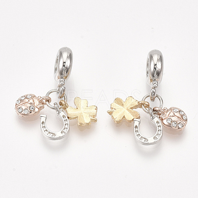 Alloy European Dangle Charms X-MPDL-S066-077-1