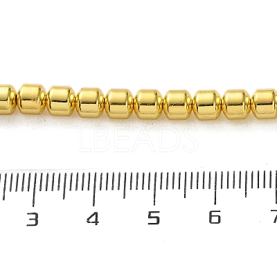 Electroplated Synthetic Non-magnetic Hematite Beads Strands G-C248-C01-4mm-01-1
