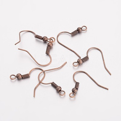 Brass Earring Hooks X-EC135Y-NFR-1