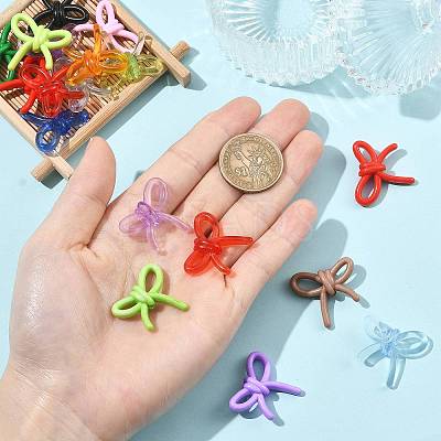 50Pcs Opaque Acrylic Beads TACR-FS0001-70-1