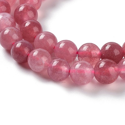 Dyed Natural Malaysia Jade Beads Strands G-G021-02A-09-1