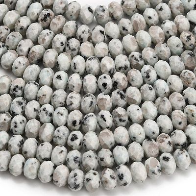 Natural Sesame Jasper Beads Strands G-Z111-A38-1