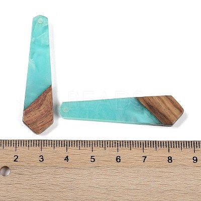 Resin & Wood Pendants WOOD-F015-05B-1