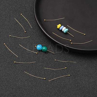 Brass Ball Head Pins LS-X-KK-R020-07G-1