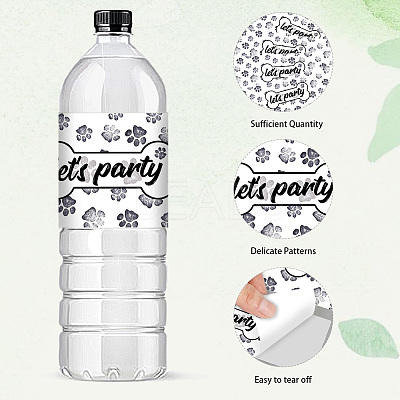 Bottle Label Adhesive Stickers DIY-WH0520-012-1