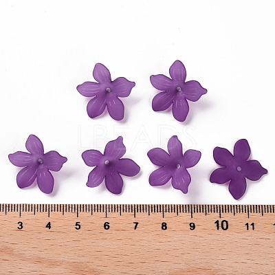 Frosted Acrylic Bead Caps MACR-S371-05A-743-1