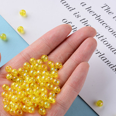 Transparent Acrylic Beads MACR-S370-B6mm-717-1