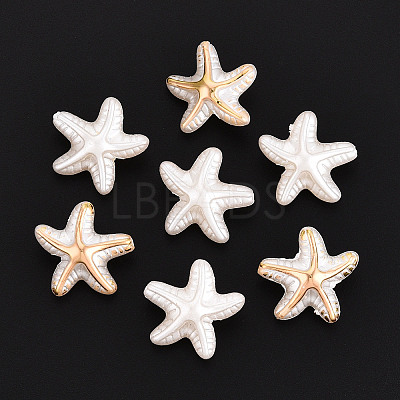 ABS Plastic Imitation Pearl Beads OACR-T028-96-1