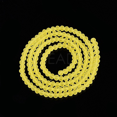 Transparent Glass Beads Strands EGLA-A044-T2mm-MD29-1