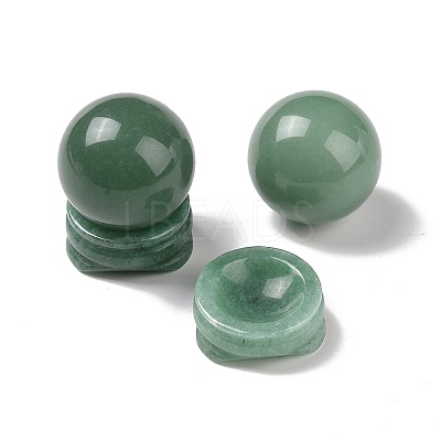 Natural Green Aventurine Display Decorations DJEW-G032-02E-1
