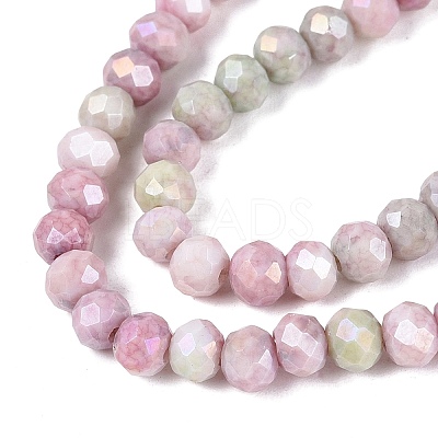 Ombre Effect Dyed Glass Beads Strands GLAA-C023-02-C23-1