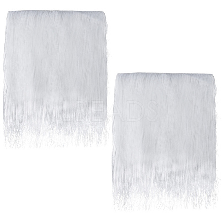 2Pcs Faux Fur Squares Fabric DIY-GF0011-26B-1