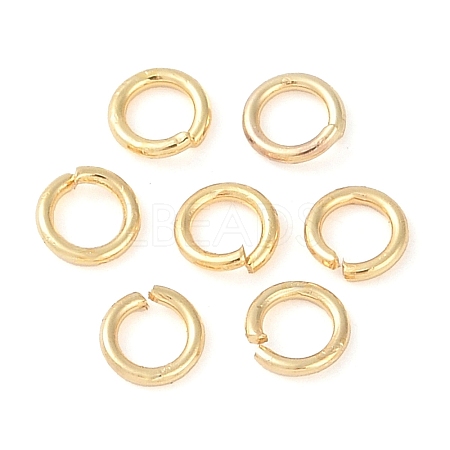 Brass Open Jump Rings X-KK-N254-45A-G-1