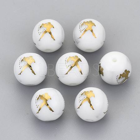 Electroplate Glass Beads EGLA-S178-11L-02-1