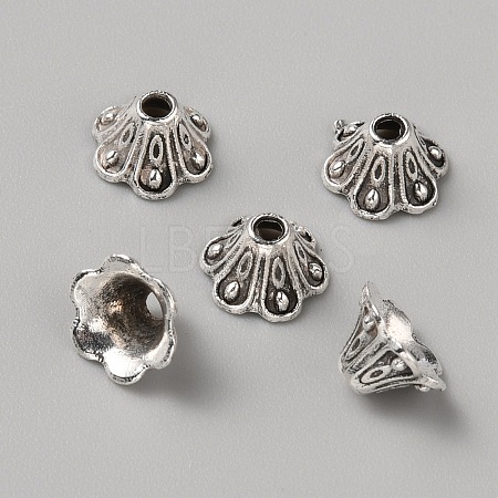 Alloy Bead Caps FIND-WH0427-93AS-1