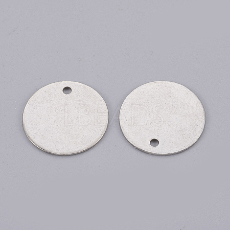 304 Stainless Steel Stamping Blank Tag Pendants STAS-F175-06P-1