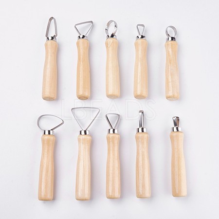 Pottery Sculpting Tool Set TOOL-WH0064-02-1