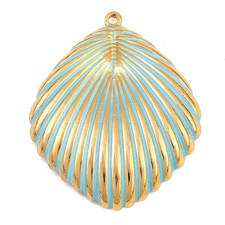 304 Stainless Steel with Enamel Pendants SA-CBA4809-18G-01-1