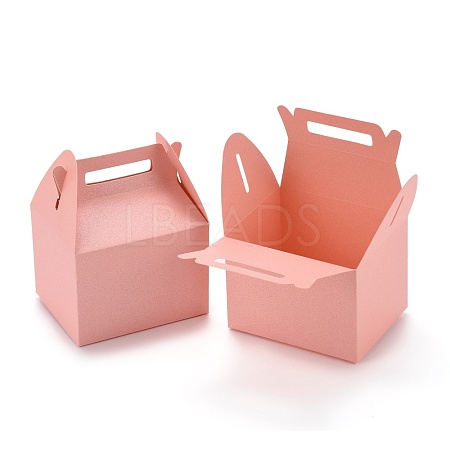 Creative Portable Foldable Paper Gift Box with Handles CON-E021-02C-1