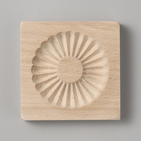 Beech Wood Cookie Molds AJEW-WH0083-59H-1