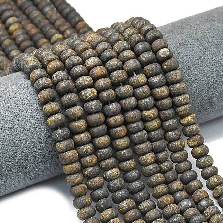 Natural Bronzite Beads Strands G-P575-A28-8x5mm-1