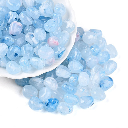 Transparent Acrylic Beads TACR-T028-43C-1
