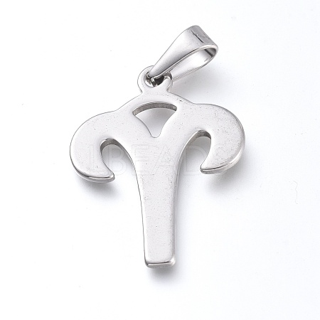 Non-Tarnish 304 Stainless Steel Pendants STAS-L210-06C-P-1