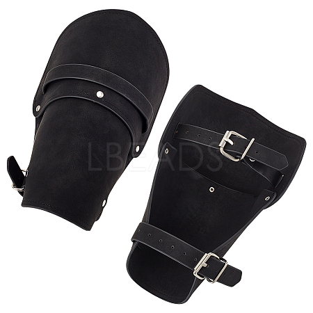 2Pcs Adjustable Cowhide Cord Bracelets Set BJEW-GA0001-11-1